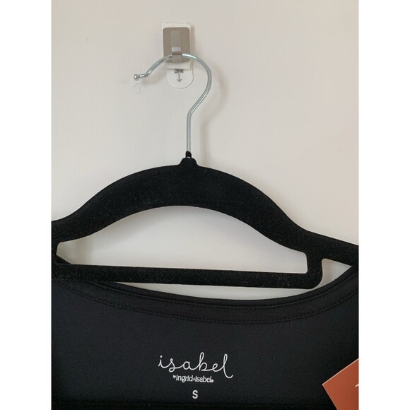 NWT Isabel by Ingrid & Isabel Maternity Nursing Wrap Top Black 3/4 Sleeve- Sz S - Picture 4 of 10